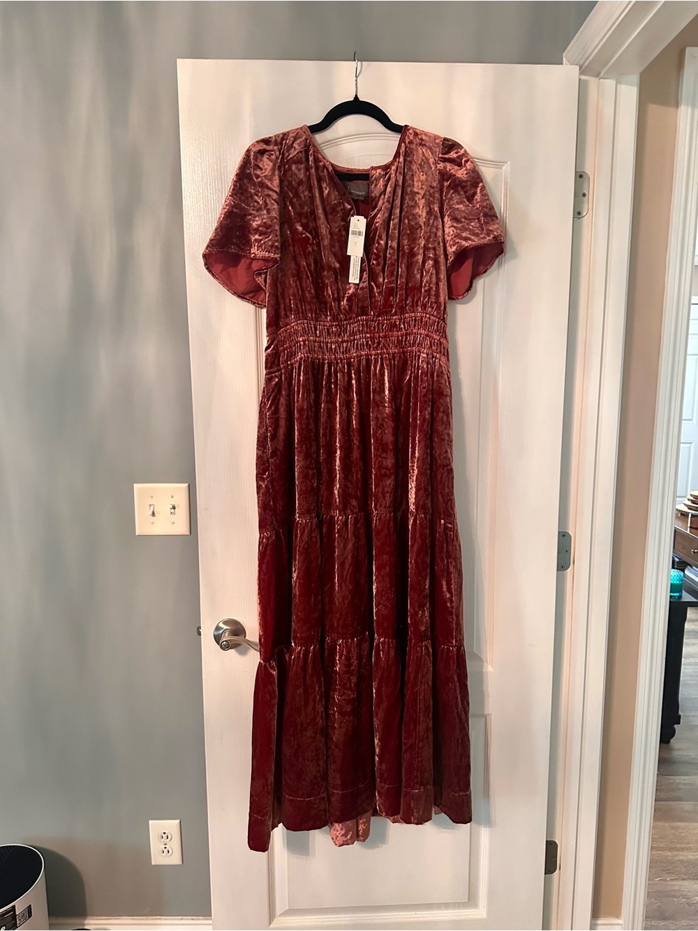 Anthropologie Somerset Velvet Maxi Dress-NEW w/Tags, SOLD OUT STYLE!!